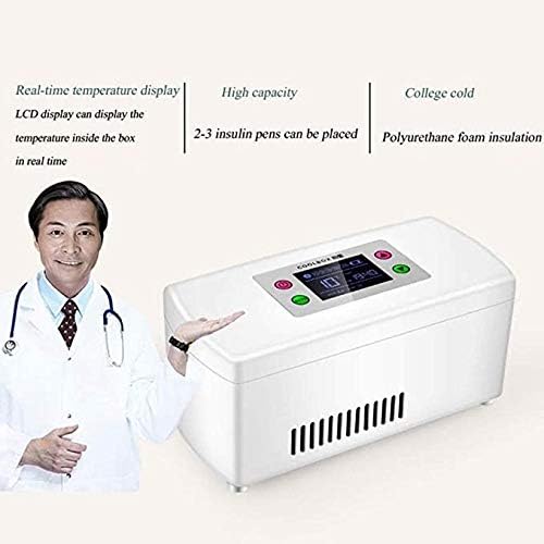 Medicijnkoelkast – Insuline Koelkast – Medische Koelbox – Mini Koeler – Reiskoelkast – Draagbaar – 5 Liter Inhoud – 36 Uur Koeling