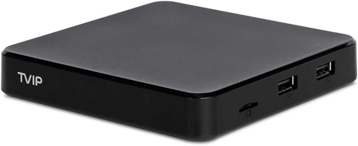 TVIP S-Box v.706 4K UHD Android 11 IP-ontvanger (HDR, Dual WiFi, LAN, Bluetooth, HDMI, USB, MicroSD)