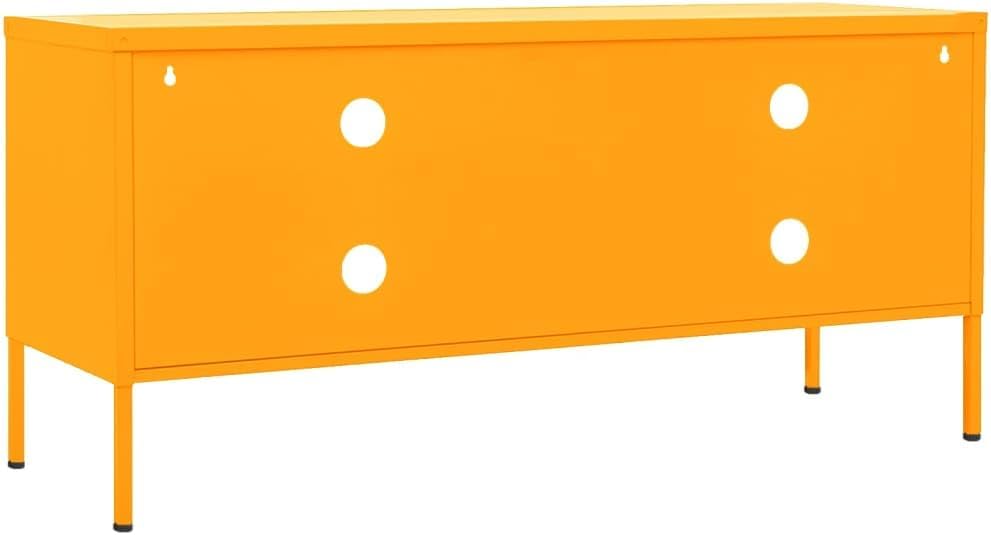 vidaXL TV cabinet 105x35x50cm steel mustard yellow, furniture set for TV