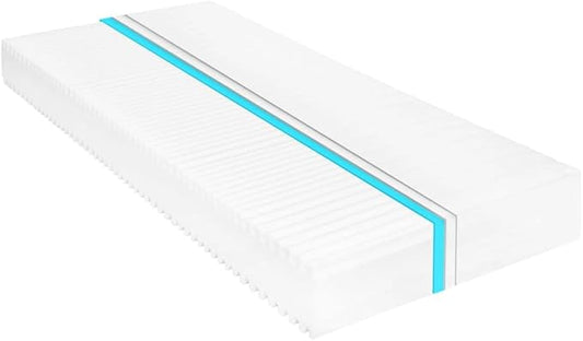 vidaXL Mattress 7 Zone PU Foam H2 H3 Mattresses Bed Mattress Bed Foam Mattresses