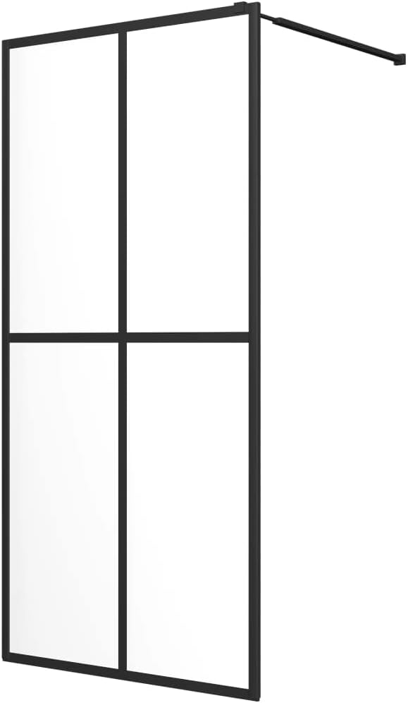 vidaXL Inloopdouchewand Douchescherm Douchewand Douche Scherm Wand Inloopdouche Inloopdouchescherm Doucheschermen Douchewanden Transparant Gehard Glas