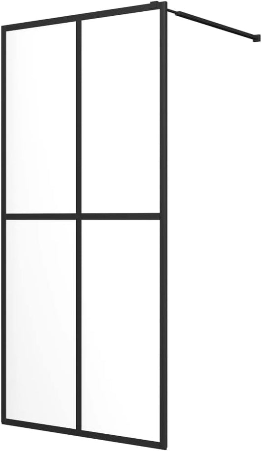 vidaXL Inloopdouchewand Douchescherm Douchewand Douche Scherm Wand Inloopdouche Inloopdouchescherm Doucheschermen Douchewanden Transparant Gehard Glas