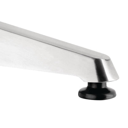 Bolero Hoge Tafel 60cm - Roestvrijstalen Weerbestendige Ronde Bar Bistro Pub Tafel Terras Tuinmeubilair voor Binnen & Buiten U502
