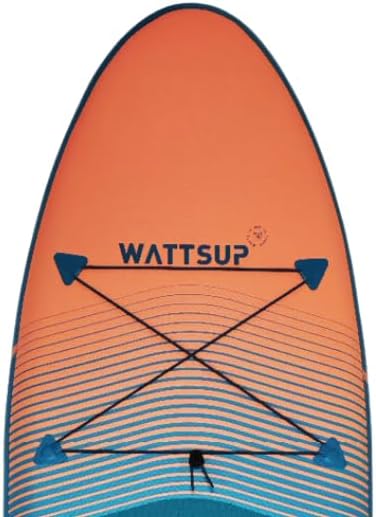 Wattsup - Sup Stand Up Paddle Opblaasbare F11 11' - 335x81x15cm Dropstitch - Compleet Pakket: Peddel Leash Pomp Draagtas - Tot 150kg -Blauw