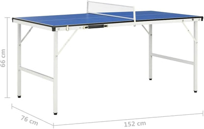 Tafeltennistafel – Pingpongtafel – Mini Tafel – Inklapbare Tafel – Indoor & Outdoor – Compact Formaat – MDF Blad