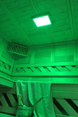 Sauna LED Kleurlicht met 180 LED Plafondlicht - Chromotherapie Licht | Plafondmontage | LED-verlichting met kleurverandering | Hittebestendig