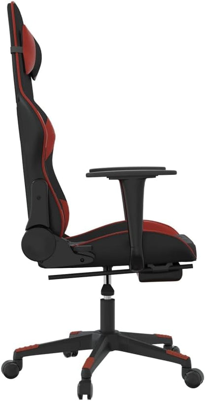 Gamingstoel – Bureaustoel – Racestoel – Relaxstoel – Tv Stoel – Massagefunctie – Verstelbare Voetensteun Kunstleer