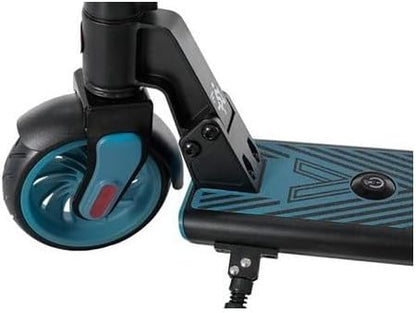 Wispeed T650, Elektrische step voor kinderen (6,5 inch, 8 km/u, ideaal voor 8/14 jaar, IPx4, voetrem achteraan, bel) blauw