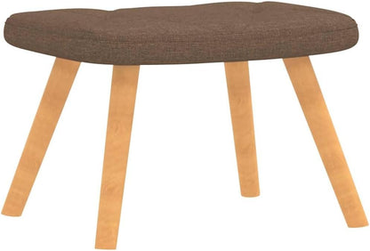 Relaxstoel – Fauteuil – TV-Stoel – Ligstoel – Loungestoel – Met Voetenkruk – Stof Bekleding – Stevig Stalen Frame