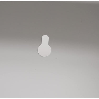 DRW Schoenenkast met 4 schuifladen van metaal in wit, 80 x 15 x 136 cm