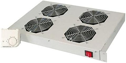 Koeleenheid Voor 19 Inch Installatie – Serverkast Koeler – Netwerkkast Koeler – Rack Koelunit – Ventilatie Unit – Helpt Warmte Afvoeren – Voor Betere Luchtcirculatie
