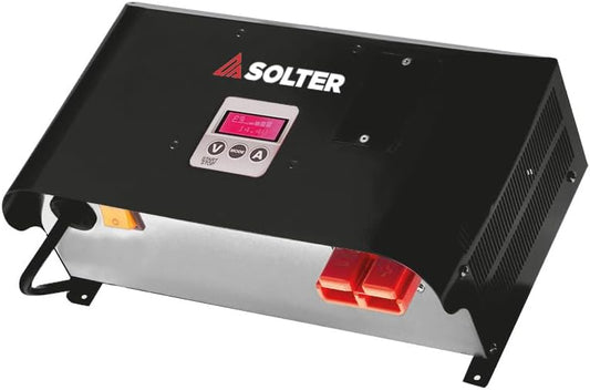 Oplader en voeding SOLFLASH 70 A, 12 V, HF: hoogfrequente inverter-technologie voor auto's en industrie