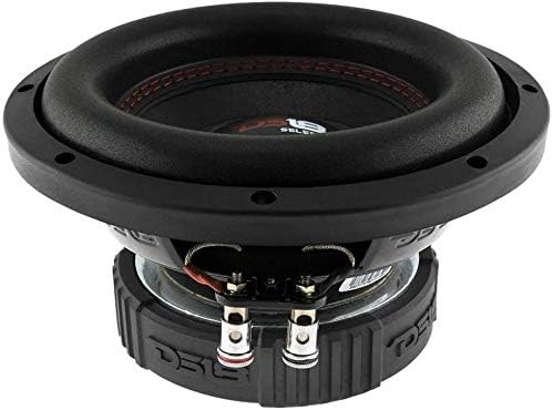 1 SUBWOOFER DS18 SELECT SLC-8S SLC8S 20,00 cm 200 mm 8" 200 watt rms en 400 watt max svc single voice coil 4 ohm sub ideaal voor kofferbakdeksel, 1 stuk