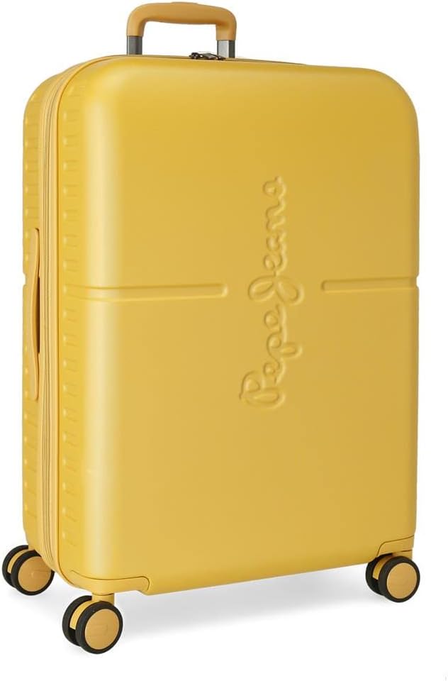 Pepe Jeans Highlight Middelgrote koffer, 48 x 70 x 28 cm, citroenboom, 48 x 70 x 28 cm, middelgrote koffer