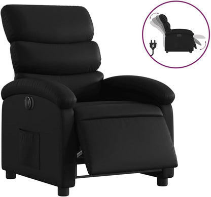 Elektrische Relaxstoel – Ligstoel – TV-Stoel – Relaxfauteuil – Verstelbare Stoel – Kunstleer – 135 Graden Kanteling – Stabiel Houten Metalen Frame