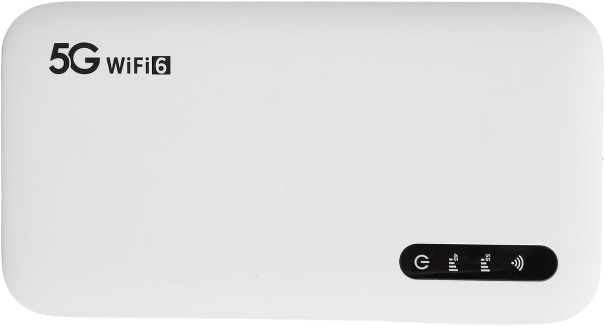 GOWENIC 5G Wi-Fi 6 mobiele hotspot, 2,77 Gbps hoge snelheid, ondersteunt 16 apparaten, IP67 waterdicht ontwerp, 6100 mAh draagbare Wi-Fi-hotspotrouter met