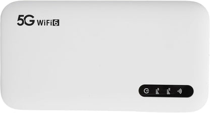 GOWENIC 5G Wi-Fi 6 mobiele hotspot, 2,77 Gbps hoge snelheid, ondersteunt 16 apparaten, IP67 waterdicht ontwerp, 6100 mAh draagbare Wi-Fi-hotspotrouter met
