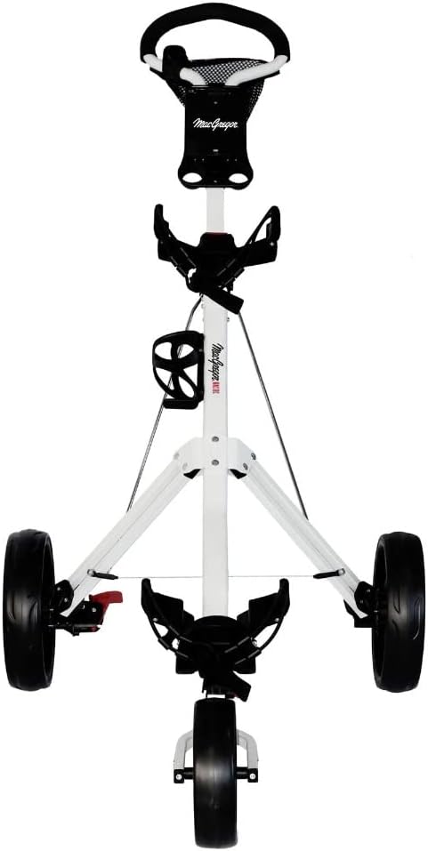 MacGregor Golftrolley, roestvrij staal, wit, één maat