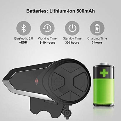 QSPORTPEAK motorfiets intercom BT-S3 helm Bluetooth headset intercom