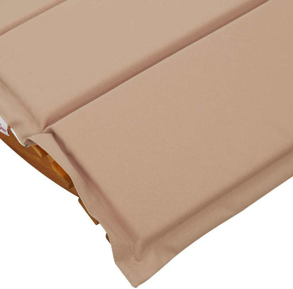 Houten Ligstoel – Tuinstoel – Ligbed – Lounge Chair – Relaxstoel – Duurzaam Acaciahout – Verstelbare Rugleuning Met Waterafstotend Kussen