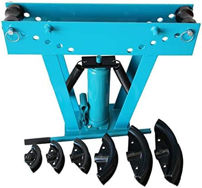 KATSU Hydraulische Pijpbuigmachine 12 Ton Buigmachine met 6 Matrijzen 1/2" - 2"