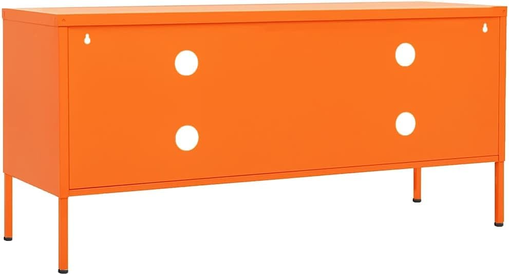 VidaXL Steel Tv Furniture 105x35x50cm Orange, Tv Furniture Set