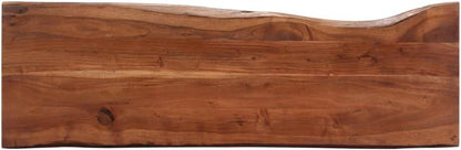 vidaXL Wall table 115x35x76 cm solid acacia wood and iron