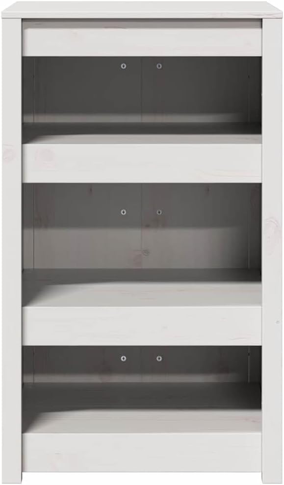 vidaXL Outdoor Kitchen Cabinet White 55x55x92 cm Solid Wood Pine - QUORE