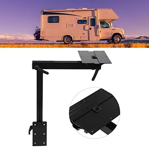 Afneembare Rechthoekige Marine/RV Tafel, Afneembare Draaibare Tafelpoot 360° Rotatie, Afneembaar Tafelpoot Systeem voor RV, Boot, Ponton, Jachten Recreatieve Voertuig Boot