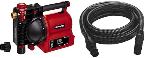 Irrigatiepomp – Tuinpomp – Dompelpomp – Waterpomp – Vuilwaterpomp – 1.050W Vermogen – 7m Zuigslang PVC 35°C Maximaal