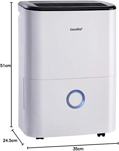 Comfee Luchtontvochtiger, 20 l/24 h, grootte van de ruimte ca. 100 m³ (40 m²), MDDF-20den7