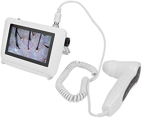 Alles-in-één apparaat voor intelligente huid en hoofdhuiddetectoren met 5 inch display, haaruitvaltester voor haargroei (EU)