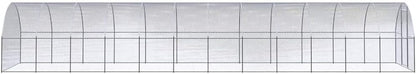 vidaXL Chicken coop 3x12x2m galvanized steel - QUORE