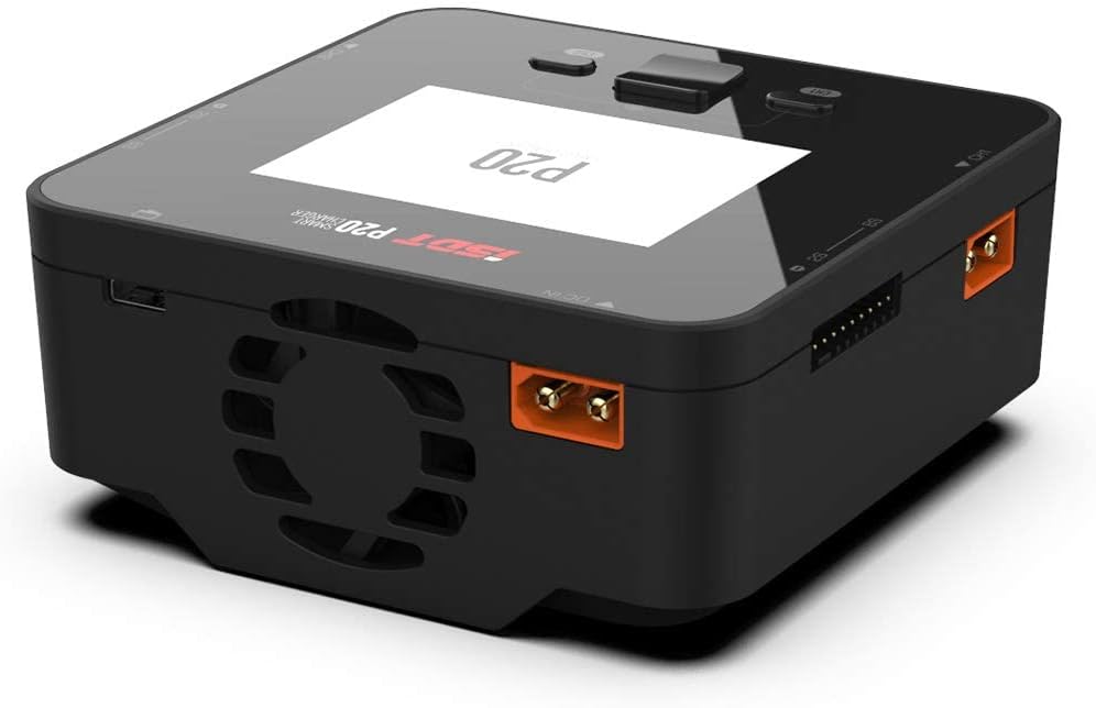 ISDT P20 Lipo snellader, DC 500WX2 20A Dual Smart oplader voor Life, LiIon, LiPo (1-8S)/LiHv (1-70S)/Pb (1-12S); NiMH/Cd(1-16S) accu's