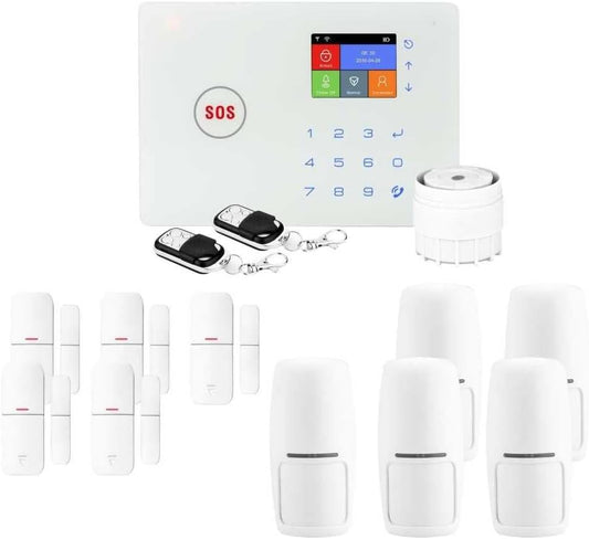 LIFEBOX - Draadloos alarmsysteem – 2 keer meer veiligheid WLAN en GSM Amazone – schaalbaar alarm, zonder abonnement en verbonden – beveilig je huis eenvoudig – set 5