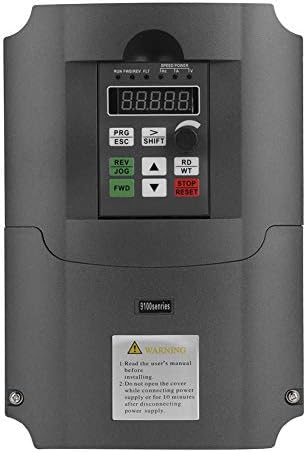 VFD-frequentieomvormer, eenfase 220 VAC-ingang 3-fase 380 VAC-uitgang 7,5 kW vectorbesturing CNC-VFD, inverterconverter, voor motortoerentalregeling