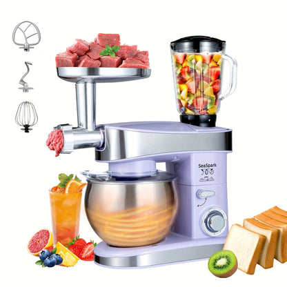 Keukenmixer – Mixer – Standmixer – Mengmachine – KitchenAid – Paars – 6-in-1 Multifunctioneel – 6,3 Liter RVS Kom – 6 Snelheden Met Pulsestand