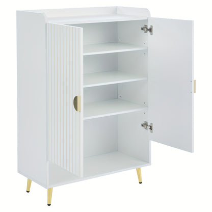 Schoenenkast – Schoenopberger – Schoenrek – Schoenkommode – Halmeubel – MDF – Drie Lagen – Open Lade – Draagvermogen 20KG – Wit