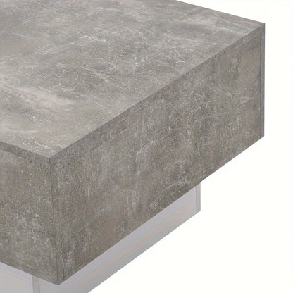 Salontafel – Koffietafel – Bijzettafel – Woonkamertafel – Tafel – Uitklapbaar Blad – Opbergruimte – Duurzaam Bamboe – Modern Grijs