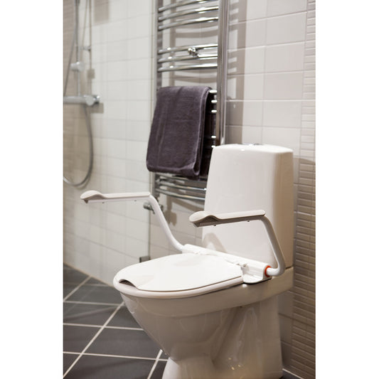 Etac Supporter - Toilet Seat Adapter with Lid and Armrests for Up to 150 kg