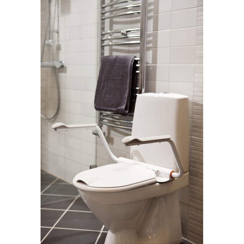 Etac Supporter - Toilet Seat Adapter with Lid and Armrests for Up to 150 kg