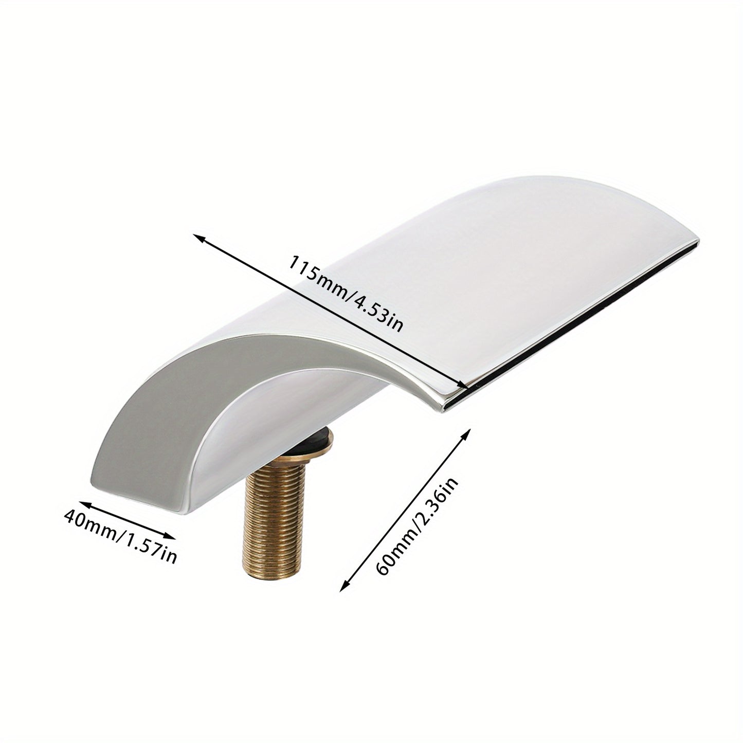 TOOL1SHOOO Modern Bathtub Faucet Set with Handheld Showerhead - 3-Function Shower System (Bathtub Spout + Handheld Shower), Heavy-Duty Copper Valve with, Wall-Mounted Tub Sink Faucet, Polished Chrome, Compatible for