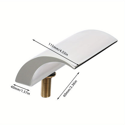TOOL1SHOOO Modern Bathtub Faucet Set with Handheld Showerhead - 3-Function Shower System (Bathtub Spout + Handheld Shower), Heavy-Duty Copper Valve with, Wall-Mounted Tub Sink Faucet, Polished Chrome, Compatible for