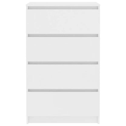 Opbergkast – Opbergmeubel – Kast – Dressoir – Witte Kast – Afsluitbaar – Duurzaam Gelamineerd Hout 60x35x98,5 cm