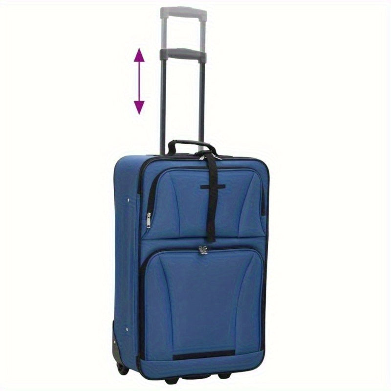 Kofferset – Reiskoffer Set – Bagageset – Trolley Koffer – Reistas – 5-delig – Blauw – Lichtgewicht Stof – Duurzaam Met ABS+PC