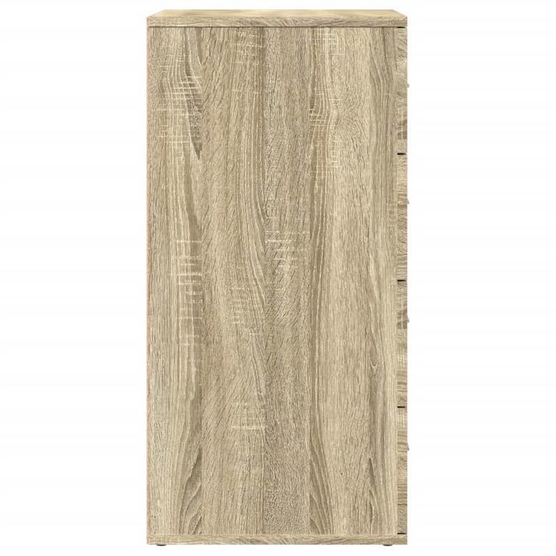 Opbergkast – Opbergmeubel – Kast – Dressoir – Bruin – Set Van 2 – Duurzaam Hardhout – Ruim En Minimalistisch