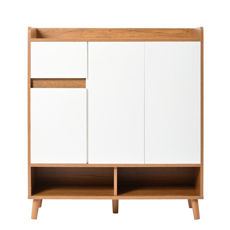 Dressoir Schoenenkast – Schoenopbergkast – Opbergkast – Kast Met Planken – Minimalistisch Design – 99x90x35 Cm – Verstelbare Planken