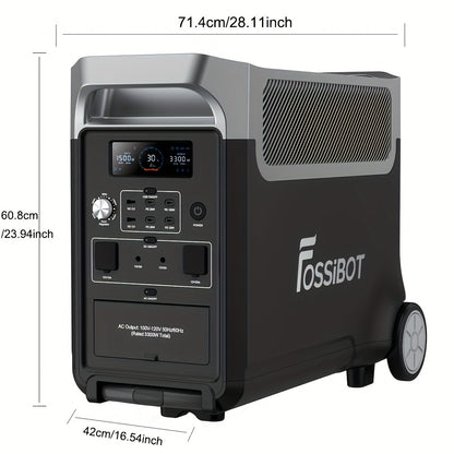 Zonnegenerator – Powerstation – Noodstroomvoorziening – Draagbare Generator – Energiecentrale – 3600W Continu Vermogen – 3840 Wh LiFePO4 Batterij