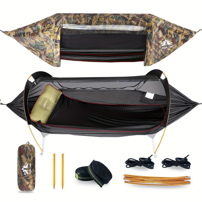 Hangmattent – Camping Hangmat – Buitenhangmat – Muggennet Tent – Backpacking Tent – Lichtgewicht – 200 kg Draagvermogen