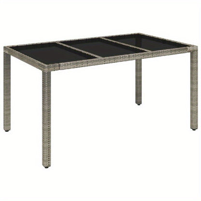 Table de jardin dessus Gris 150x90x75cm Easy to assemble modern simple easy to carry DIY outdoor table